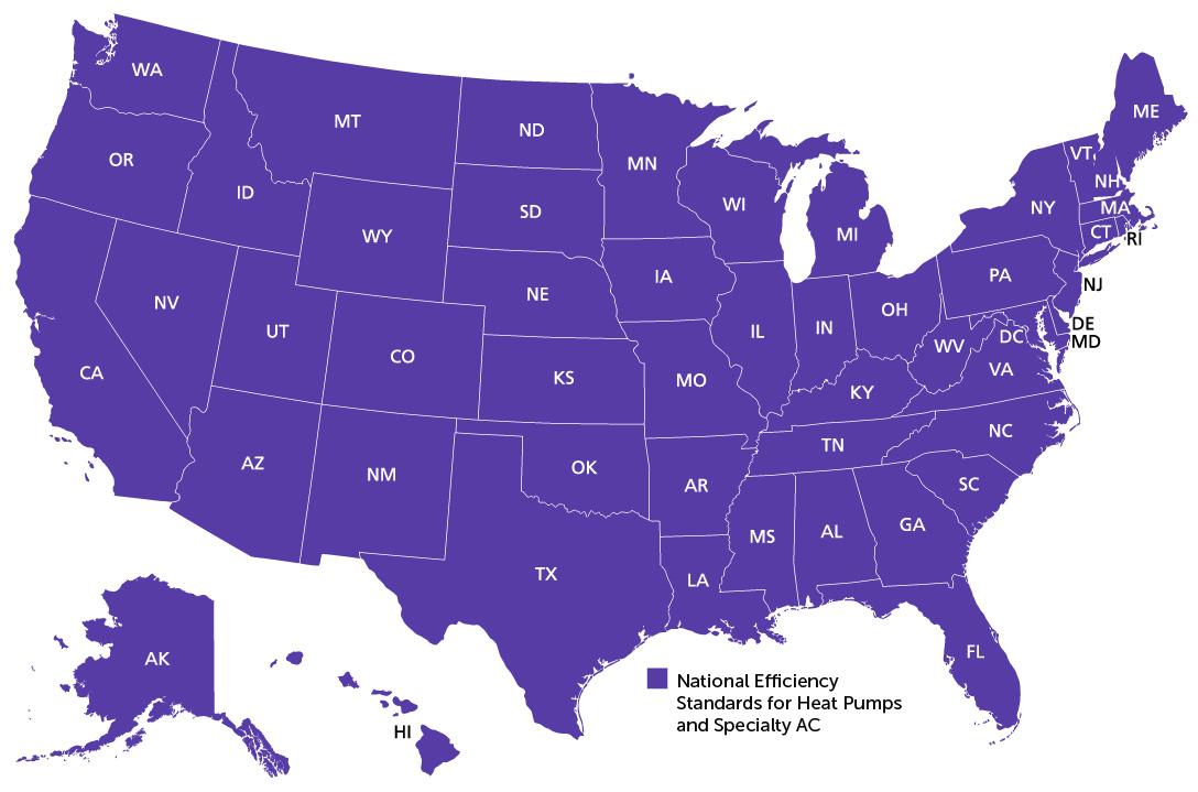 National Energy Efficiency Standards for HPs and Specialty ACs